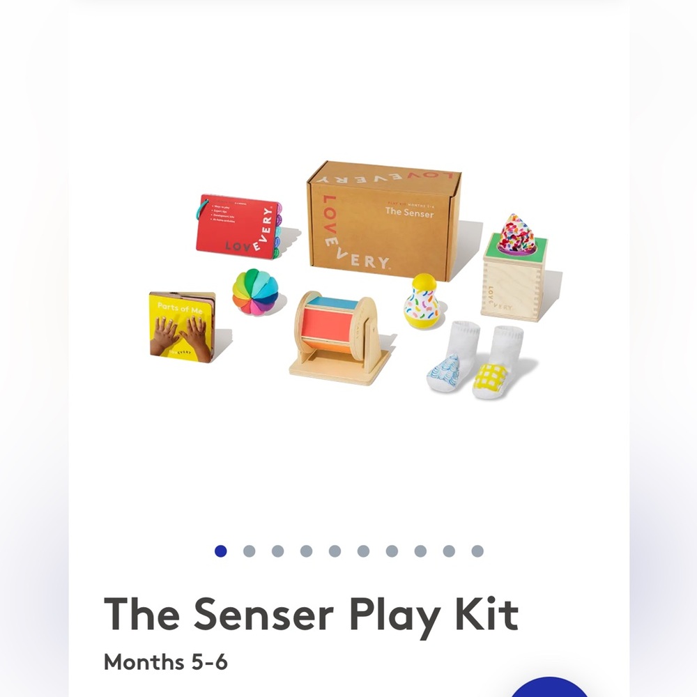 Lovevery Sensor Playkit - like new